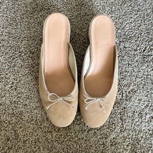 J.Crew Kate Block-Heel Ballet Mules